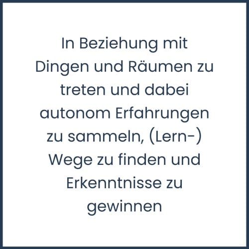 Aus dem Kindergartenalltag